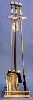 solid polished brass 4 peice brass tool set